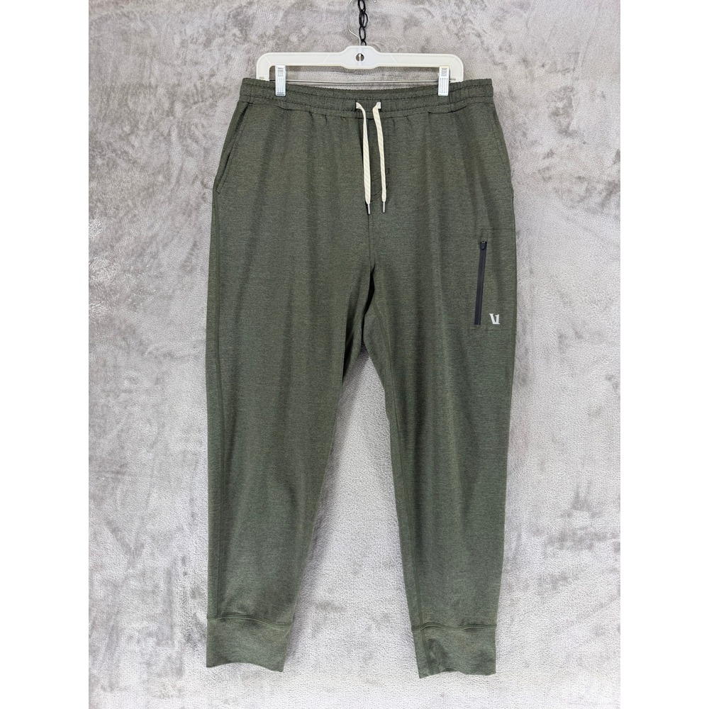 Vuori Mens Sunday Performance Jogger Pants Olive‎ Green Heather V416 Size XL